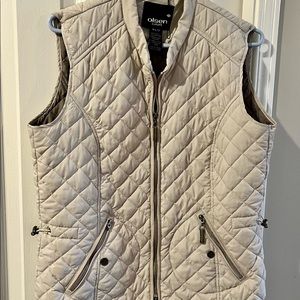 Quilted vest.